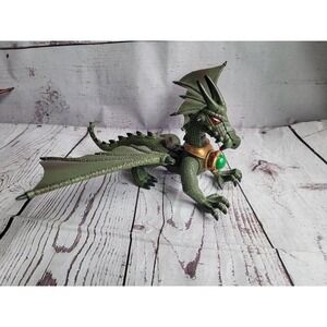 Mega Bloks Dragons Krystal Wars Green Dragon Figure Includes Krystal